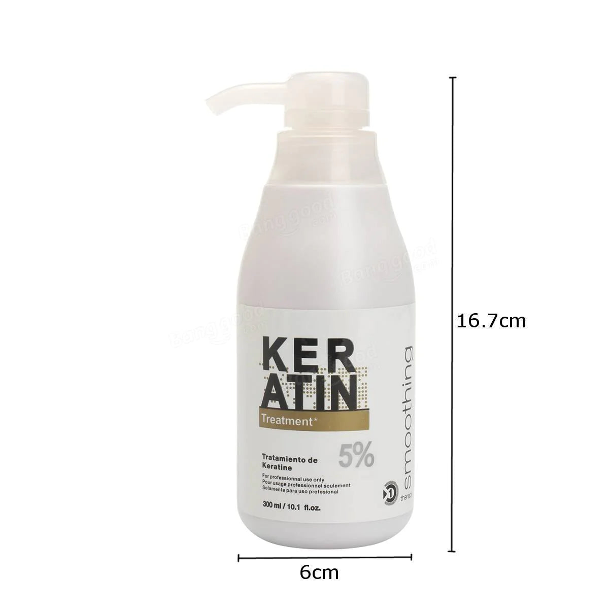 Pure Brazilian Keratin Straightening 5% Hair Conditioner Care Repair Healing Hair 300ml Hair Care Smoothing